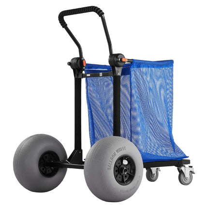 Beach Cart, 320 mm Balloon Wheels, 75 kg Folding Wagon