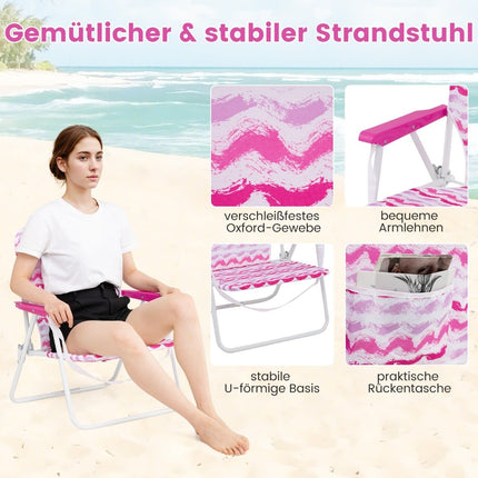 Set de plajă cu umbrelă, 2 scaune și pătură