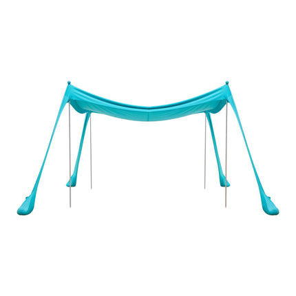 Beach Sun Shelter Canopy 3 x 3 m, UPF 50+, Sandbags