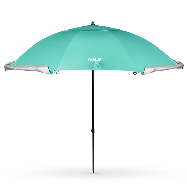 Umbrela de Plaja Parbriz 2-in-1 XXL 240 cm Verde