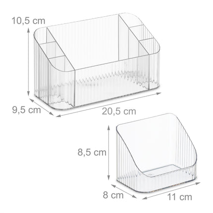 Set organizator de frumusețe, depozitare pentru machiaj cu 8 compartimente