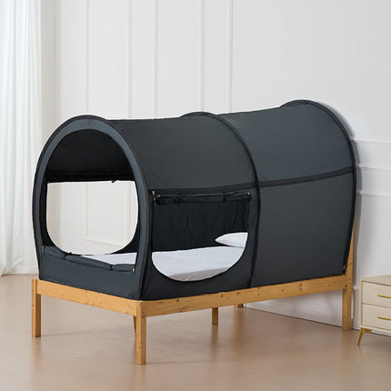 Bed Tent, 4-Door Blackout Privacy, 75 x 54 x 47 in