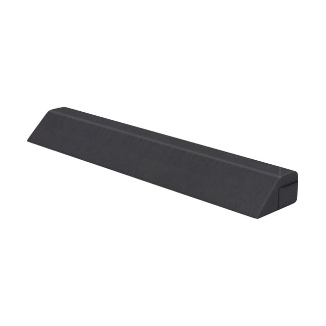 Pernă tip pană cu buzunar lateral – 137 x 25 x 13 cm, gri