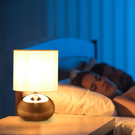 Lampa de noptiera cu functie tactila