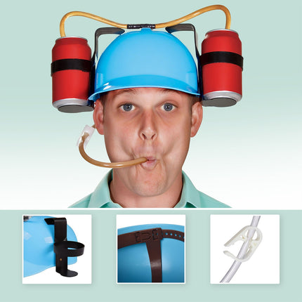Pălărie pentru băut bere - Accesoriu de petrecere hands-free
