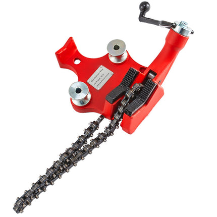 Bench Chain Pipe Vise, 1/8–5 in Capacity, Cast Iron