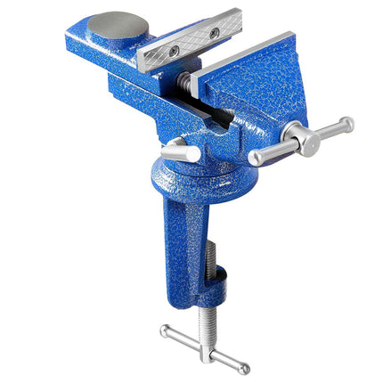 Bench Vise, 3-Inch Cast Iron, 360 Swivel Quick Release