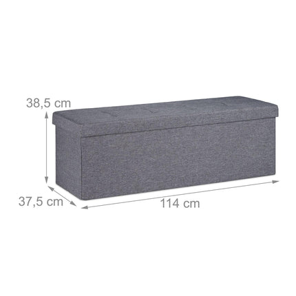 Bench with 3 compartments