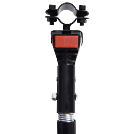 Remorcă de încărcare remorcă de biciclete 40 kg capacitate de încărcare, remorcă de transport cu cuplare pliabilă, neagră, 155X71,5X77Cm
