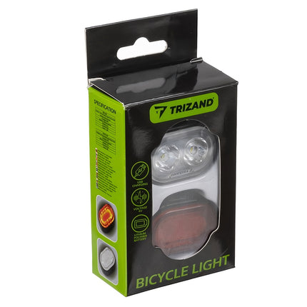 Lampa de bicicleta + lumina spate Trizand 24003