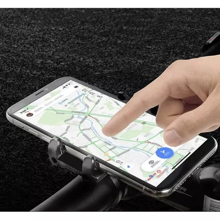 Bicycle phone holder with an elastic U18282