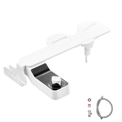 Bidet Attachment, 0.3in Ultra-Thin, Dual Nozzles, Pressure Control
