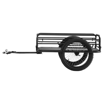 Bike Cargo Trailer, 275 lb Capacity, Foldable, 20 in Wheels