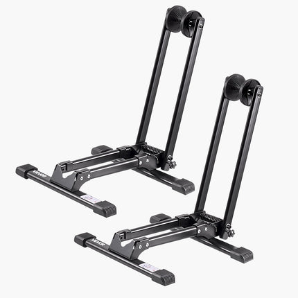 Bike Floor Stand Rack 2-Pack, Foldable, Fits 20–29 Inch