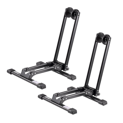 Bike Floor Stand Rack 2-Pack, Foldable, Fits 20–29 Inch