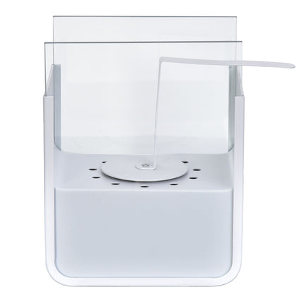 Fireplace with bioethanol - smoke-free, 0.4L, stainless steel