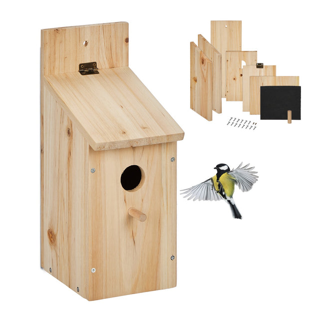 Kit de casă pentru păsări pentru vrăbii și țâțe, set de 7 piese