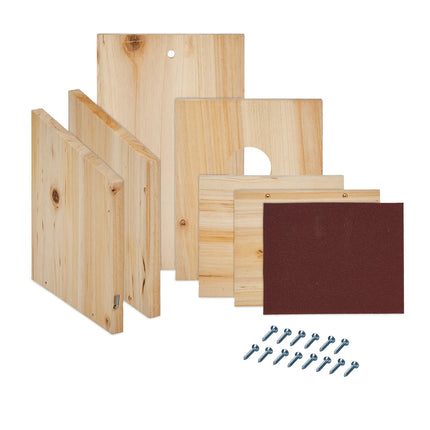 Kit Casă pentru Păsări cu intrare de 35 mm pentru vrăbii