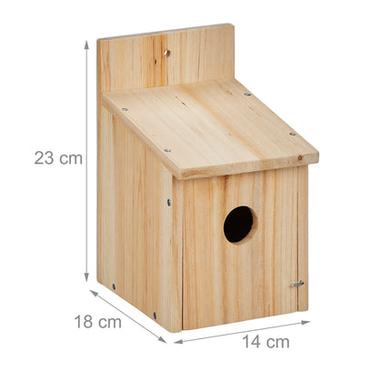 Kit Casă pentru Păsări cu intrare de 35 mm pentru vrăbii