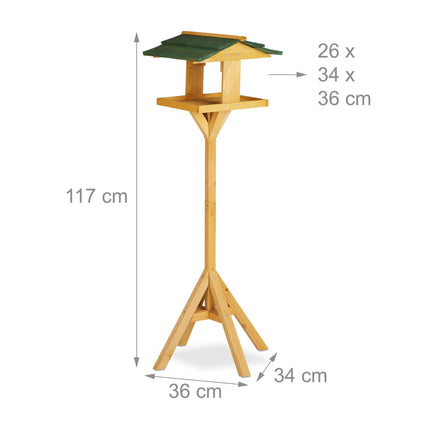 Casă pentru păsări cu stand