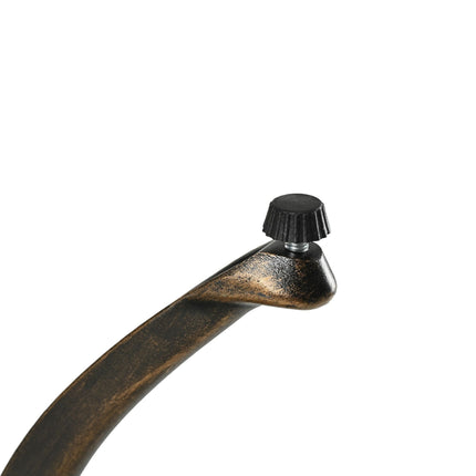 Masă bistro cu orificiu pentru parasolar – aluminiu turnat