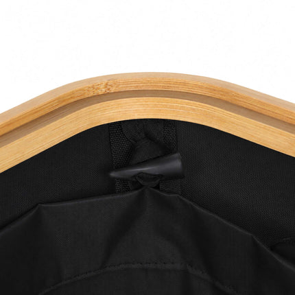Recipient negru pentru colectarea sticlelor de 100 l cu sac detașabil