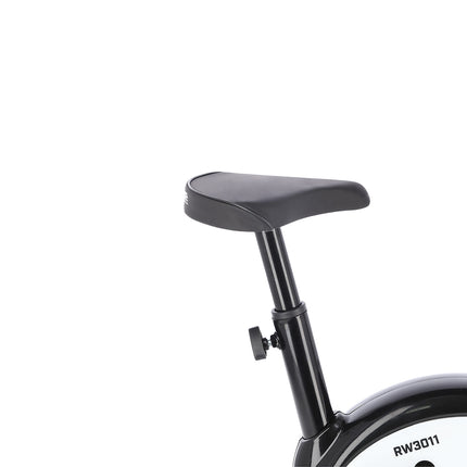Bicicleta de exercitii neagra, rezistenta reglabila, utilizare in interior