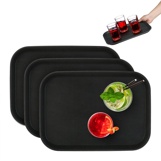 Tavi Gastro Negre 35x25cm, Set de 3