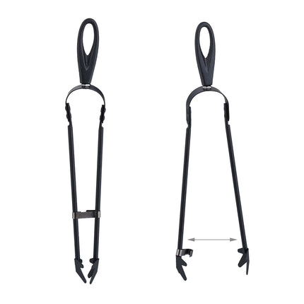 Set de scule pentru șemineu din fier negru - Suport pentru accesorii, format din 5 piese