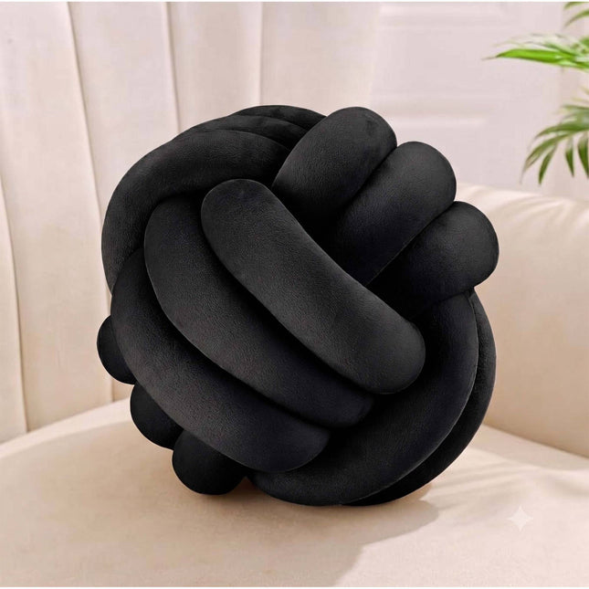 Pernă Black Knot, 25 cm – Spumă de poliester