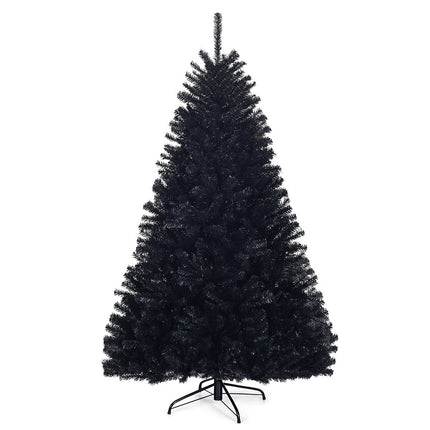 Pom de Crăciun Halloween PVC Negru, 180 cm, Pliabil