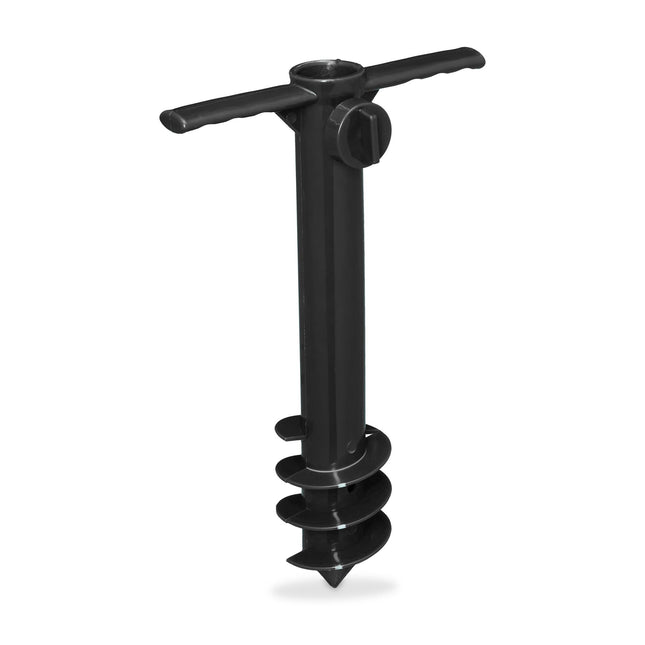 Suport negru pentru umbrelă de soare