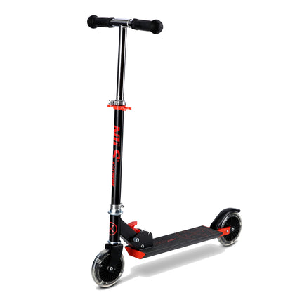 Trotineta negru-roșu, 120L, design durabil