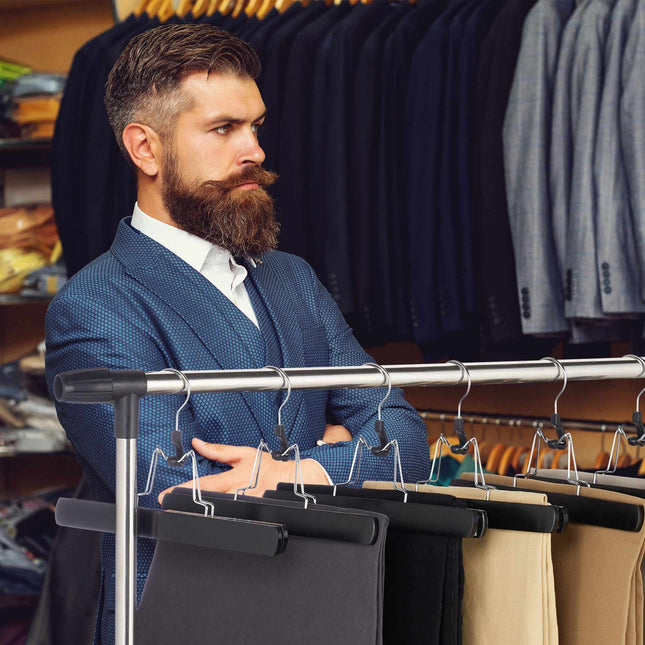 Cuiere pentru pantaloni negri pachet de 12