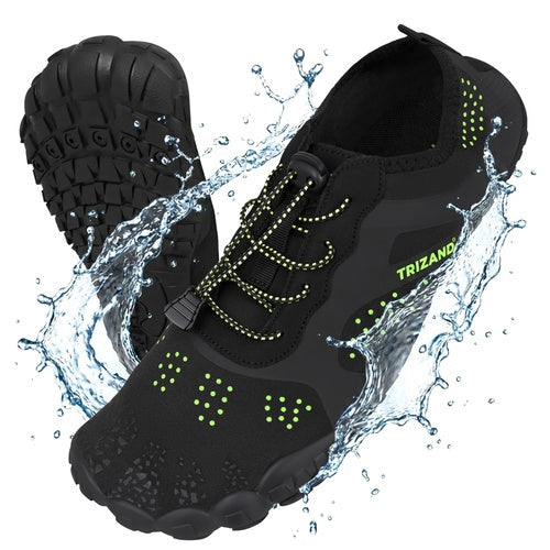 Pantofi de apă negri, mărimea 42, talpă antiderapantă de 5 mm