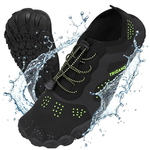 Pantofi de apă negri, mărimea 43, talpă antiderapantă de 5 mm