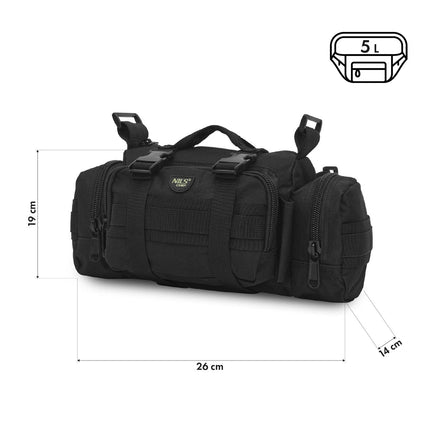 Geantă neagră XL – Capacitate mare, Material durabil