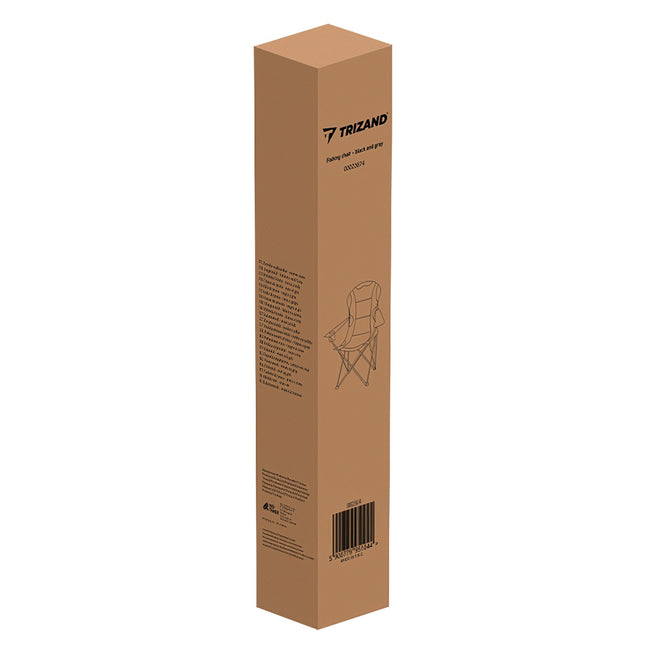 Scaun de pescuit negru si gri 23674