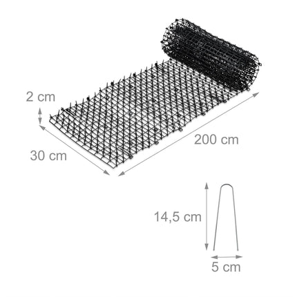 Black barbed wire