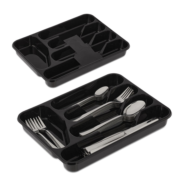 Set de 2 tavi de tacamuri negre