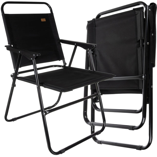 Scaun de pescuit negru Trizand 25470