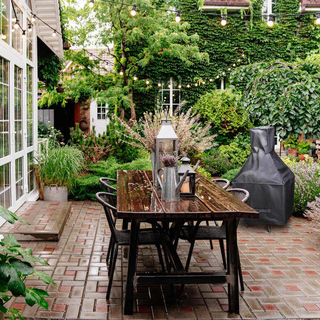 Capac negru pentru aragaz terasa 110 cm