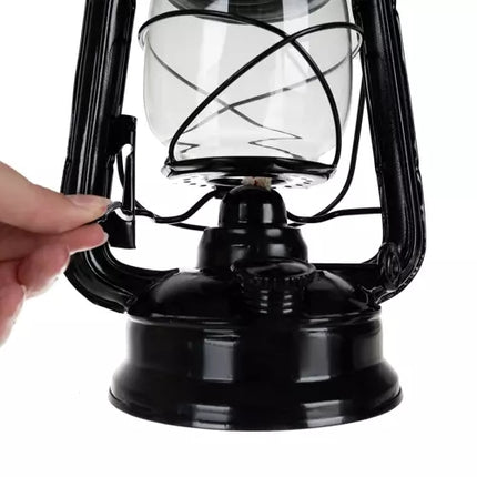 Lampa cu ulei neagra 24cm