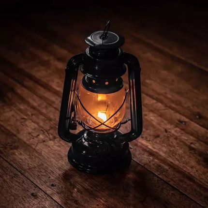 Lampa cu ulei neagra 24cm