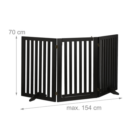 Poarta de securitate neagra cu usa 70 cm