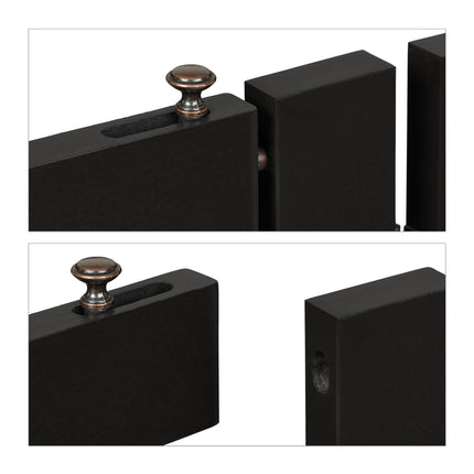 Poarta de securitate neagra cu usa 70 cm