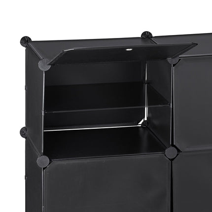 Pantofi negru cu 24 de compartimente