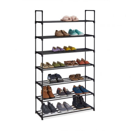 Raft negru pentru pantofi