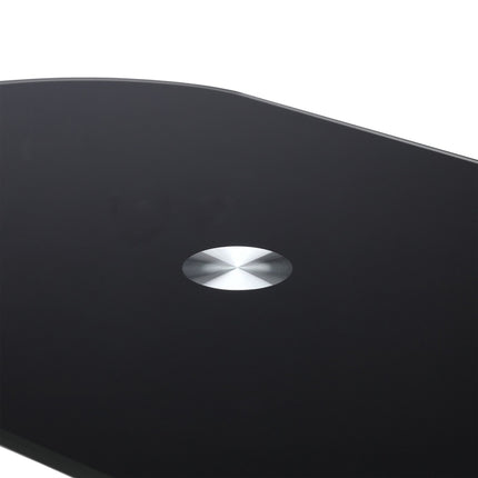 Black side table Glass