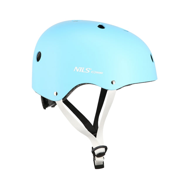 Casca albastra pentru bicicleta, marimea S (52-56 cm)